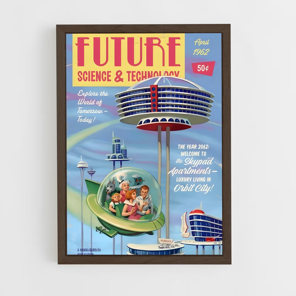 Poster Foire Futuriste – affiche Espace rétro (vue 5)